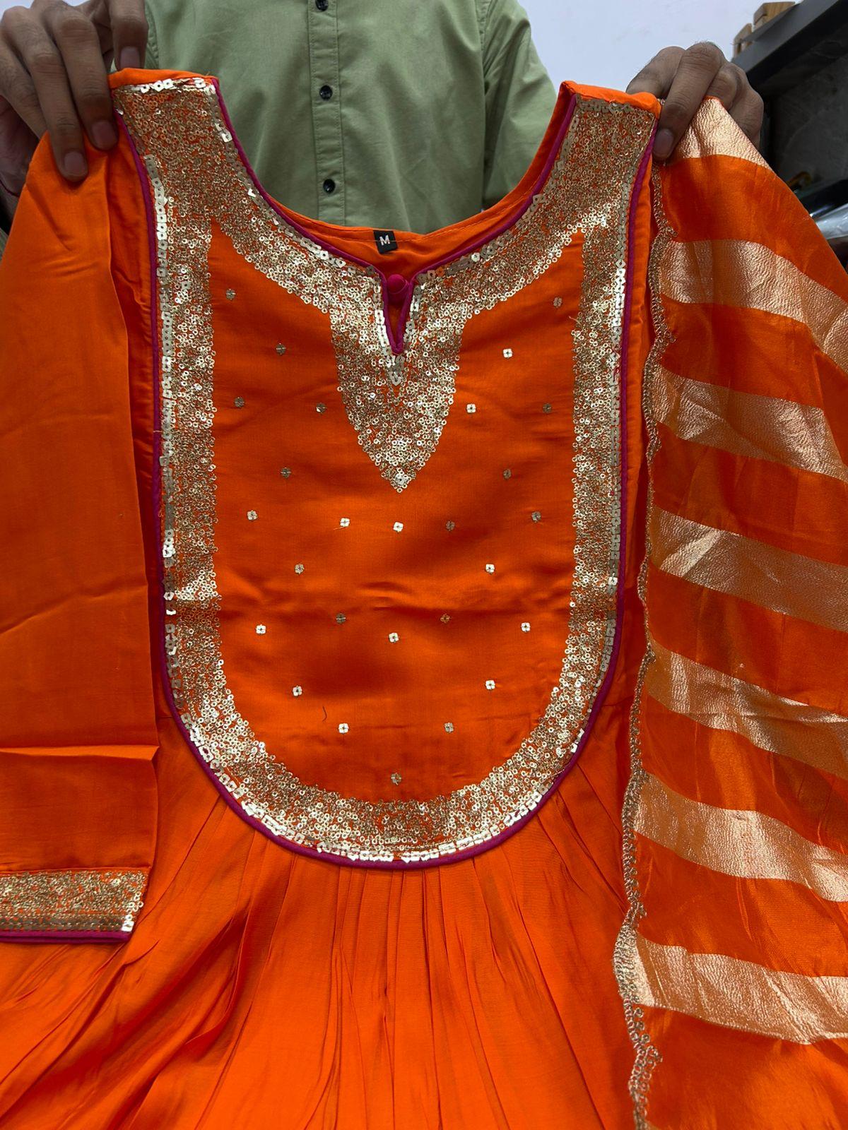 Heavy Fully Stitched Suit Set with Embroidery & Dupatta | The Royal Festival Premium Collection