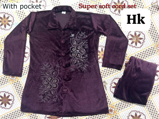 winter short co-ordset  325 x 4